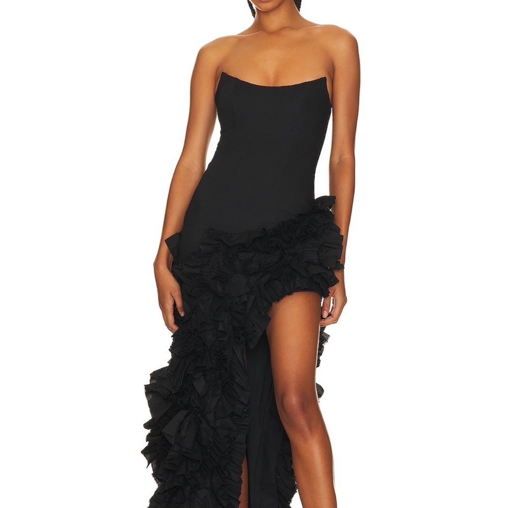 NBD Black Strapless Dress